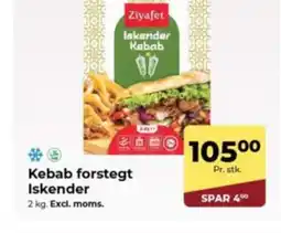 Dagrofa Food Service Kebab forstegt Iskender tilbud