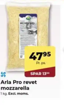 Dagrofa Food Service Arla Pro revet mozzarella tilbud