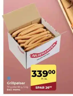Dagrofa Food Service Grillpølser tilbud