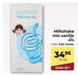 Dagrofa Food Service Milkshake mix vanilje 4% tilbud