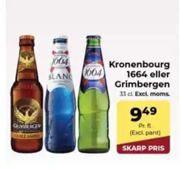 Dagrofa Food Service Kronenbourg 1664 eller Grimbergen tilbud
