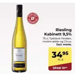 Dagrofa Food Service Riesling Kabinett 9,5% tilbud