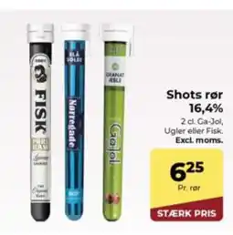 Dagrofa Food Service Shots rør 16,4% tilbud