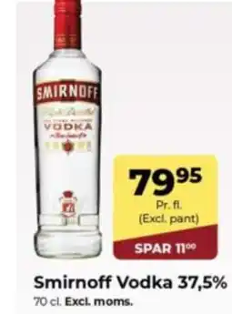 Dagrofa Food Service Smirnoff Vodka 37,5% tilbud
