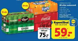 Lidl Øl eller sodavand tilbud