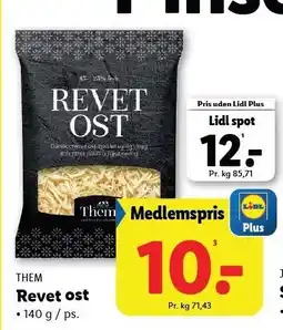 Lidl Revet ost tilbud