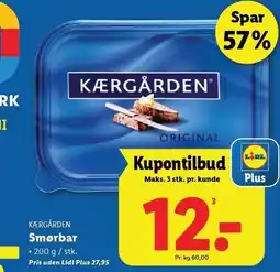 Lidl Smørbar tilbud