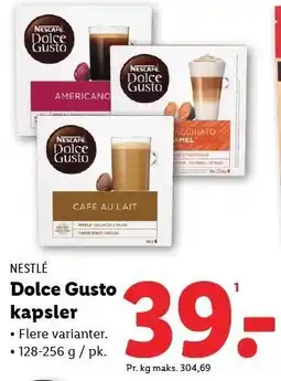 Lidl NESTLÉ Dolce Gusto kapsler tilbud