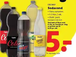 Lidl FREEWAY Sodavand tilbud