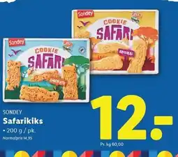 Lidl SONDEY Safarikiks tilbud