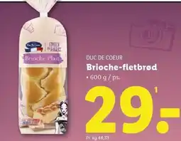 Lidl DUC DE COEUR Brioche-fletbrød tilbud