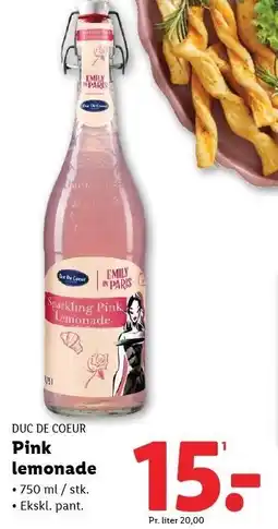 Lidl DUC DE COEUR Pink lemonade tilbud