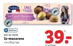 Lidl DUC DE COEUR Is-macarons tilbud