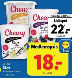 Lidl Skyr tilbud