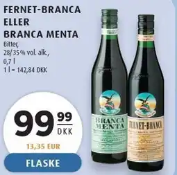 Scandinavian Park FERNET-BRANCA ELLER BRANCA MENTA tilbud