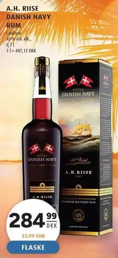 Scandinavian Park A.H. RIISE DANISH NAVY RUM tilbud