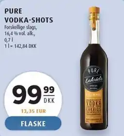 Scandinavian Park PURE VODKA-SHOTS tilbud
