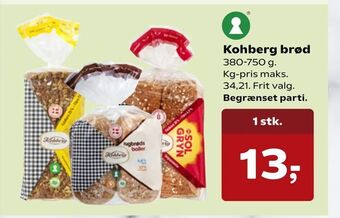 Dagli'Brugsen Kohberg brød tilbud