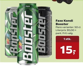 Dagli'Brugsen Faxe Kondi Booster tilbud