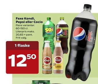 Dagli'Brugsen Faxe Kondi, Pepsi eller Cocio tilbud