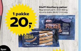 Dagli'Brugsen Steff Houlberg pølser tilbud