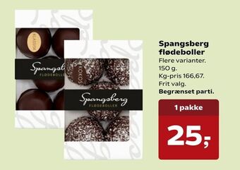 Dagli'Brugsen Spangsberg flødeboller tilbud