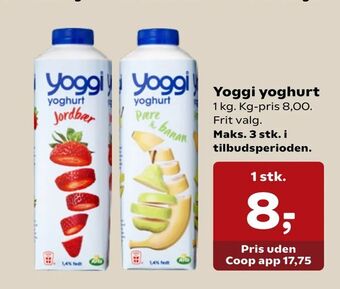 Dagli'Brugsen Yoggi yoghurt tilbud