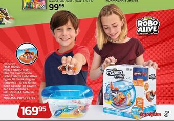 Legekæden Fish bowl med 1 robo fish tilbud