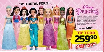 Legekæden Disney prinsesse dukker tilbud