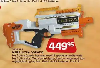Nerf ultra dorado