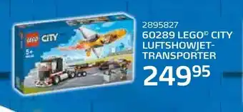 Legekæden 60289 lego © city luftshowjettransporter tilbud