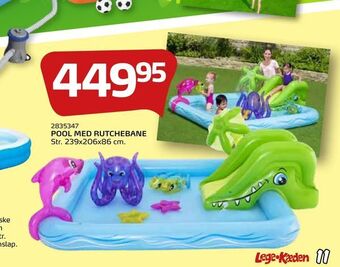 Legekæden Pool med rutchebane tilbud