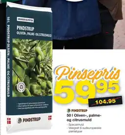 Bauhaus PINDSTRUP 50 | Oliven-, palme- og citrusmuld tilbud