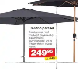 Bauhaus Trentino parasol tilbud
