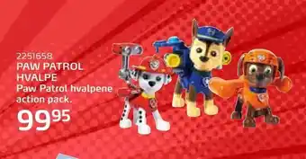 Legekæden PAW PATROL HVALPE Paw Patrol hvalpene action pack tilbud
