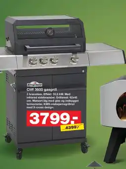 Bauhaus Kingstone Cliff 3600 gasgrill tilbud