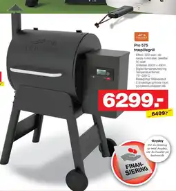 Bauhaus Pro 575 træpillegrill tilbud