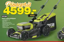 Bauhaus RYOBI Akku-plæneklipper tilbud