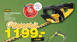 Bauhaus DEWALT Akku-hækkeklipper tilbud