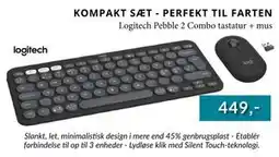 CBC Logitech Pebble 2 Combo tastatur + mus tilbud