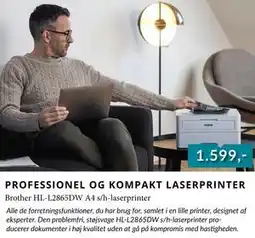 CBC Brother HL-L2865DW A4 s/h-laserprinter tilbud