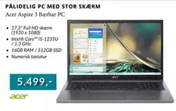 CBC Acer Aspire 3 Bærbar PC tilbud