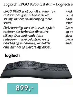CBC Logitech ERGO K860 tastatur tilbud