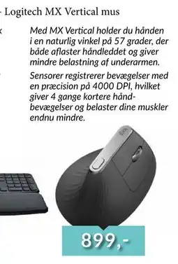 CBC Logitech MX Vertical mus tilbud