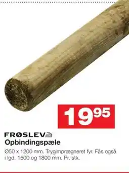 Bauhaus FROSLEV Opbindingspæle tilbud