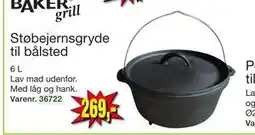 Harald Nyborg Støbejernsgryde til bålsted tilbud