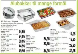 Harald Nyborg Alubakker 10-pak tilbud