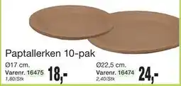 Paptallerken 10-pak
