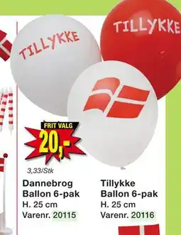 Harald Nyborg Tillykke Ballon 6-pak tilbud