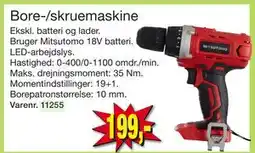 Harald Nyborg Bore-/skruemaskine tilbud